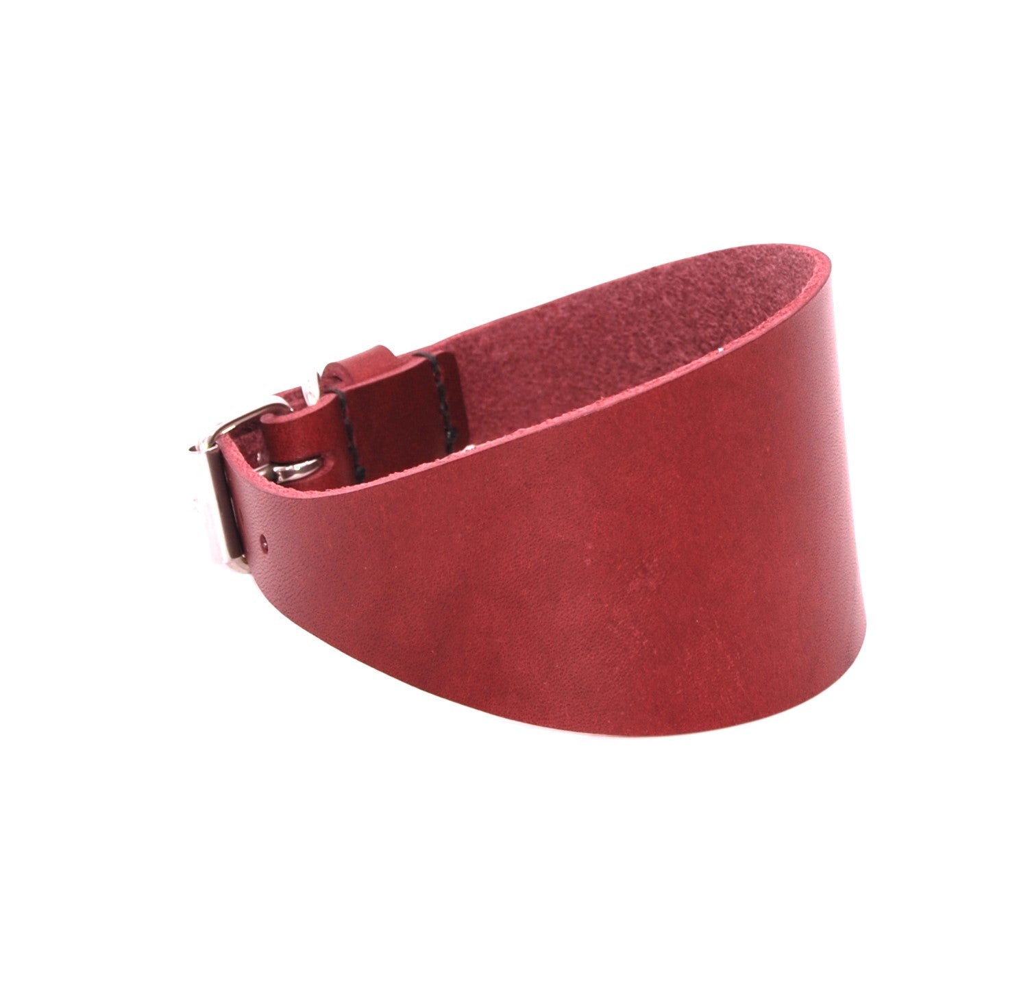 HALSBAND AUS PFLANZLICH GEGERBTEEM TOSKANABRAUNEM LEDER FÜR PLI, WHIPP