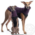 MAGLIETTA "DG OUTDOOR FLEECE TOP SHORT" PLUM PER WHIPPET