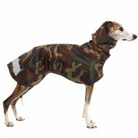 REGENMANTEL "SOFA DOG WEAR MICHAEL EXTRARAIN 02" GRAU FÜR PLI, WHIPPET, GALGO, WINDHUND 