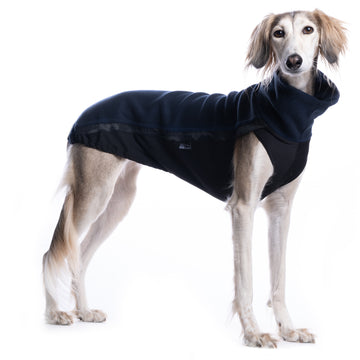 MAGLIETTA "DG OUTDOOR FLEECE TOP" NAVY PEONY PER TUTTI I LEVRIERI