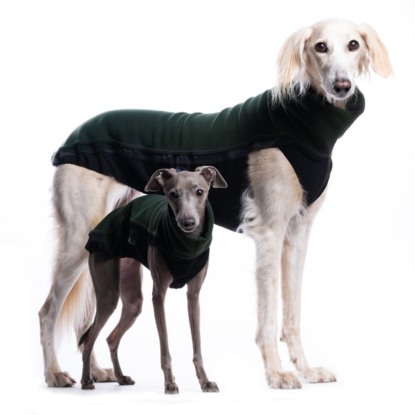 MAGLIETTA "DG OUTDOOR FLEECE TOP" JUNE BUG PER TUTTI I LEVRIERI