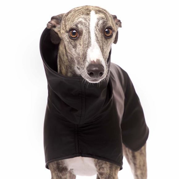 REGENMANTEL "SOFA DOG WEAR MICHAEL EXTRARAIN 02" GRAU FÜR PLI, WHIPPET, GALGO, WINDHUND 