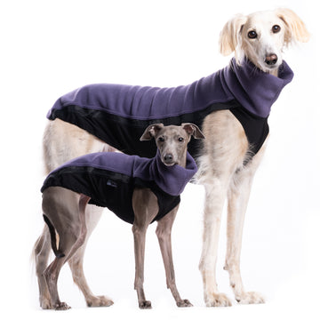 MAGLIETTA "DG OUTDOOR FLEECE TOP" MULLED GRAPE PER TUTTI I LEVRIERI