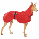 ROTER "SOFA DOG WEAR MICHAEL EXTRARAIN 02" REGENMANTEL FÜR WHIPPET, GALGO, WINDHUND -2
