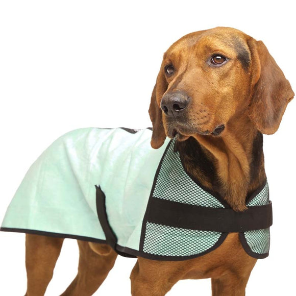 KÜHLMANTEL "SOFA COOL ONE" GRÜN FÜR WINDHUNDE