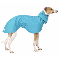 IMPERMEABILE IN LIGHT SOFT SHELL "SOFA DOG WEAR GABRIEL 03" TURQOISE PER WHIPPET