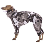 "SOFA KELLY IG SNOW" WASSERDICHTER WINTER-OVERALL BEIGE FÜR ITALIENISCHEN WINDHUND