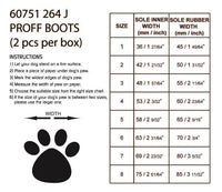 RUKKA BOOTS FOR DOGS "PROOFF BOOTS" BLACK 2 PCS
