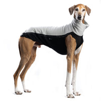 MAGLIETTA "DG OUTDOOR FLEECE TOP" MIRAGE GREY PER PLI, WHIPPET, LEVRIERO