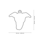 MY FAMILY MEDAGLIETTA PER CANI "LEVRIERO" GRIGIO-2