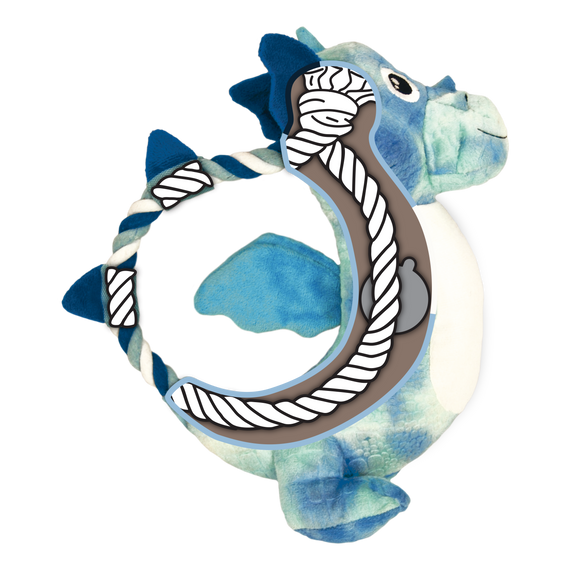 GIOCO PER CANI "KONG DRAGON KNOTS ASSORTITI"