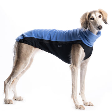 „DG OUTDOOR FLEECE TOP“ PFLAUMEN-T-SHIRT FÜR PLI, WHIPPET, WINDHUND