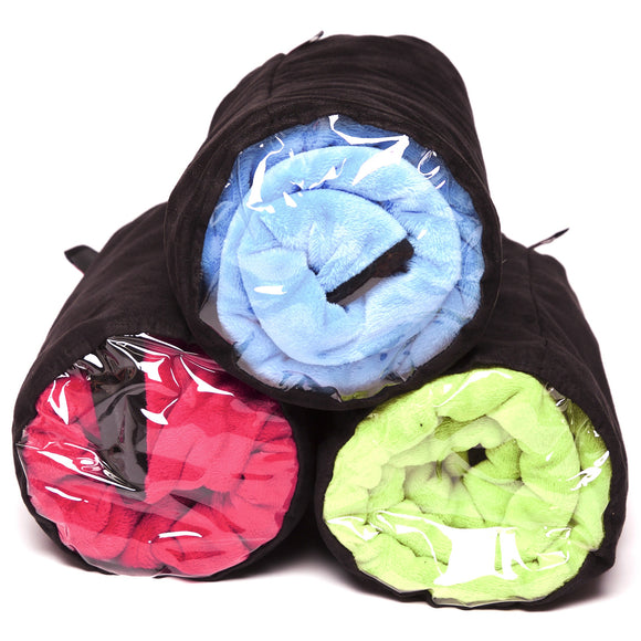 TAPPETINO ARROTOLABILE DA VIAGGIO "SOFA DOGWEAR 2SIDE BLANKET" FUCHSIA