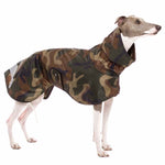 IMPERMEABILE "SOFA DOG WEAR MICHAEL ARMY RAIN" KHAKI CAMOUFLAGE PER WHIPPET