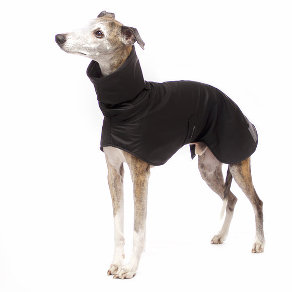 REGENMANTEL "SOFA DOG WEAR MICHAEL EXTRARAIN 02" GRAU FÜR PLI, WHIPPET, GALGO, WINDHUND 