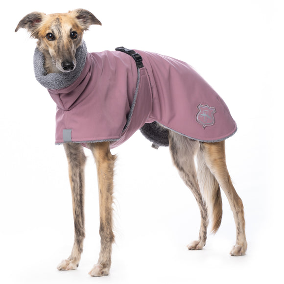 CAPPOTTINO INVERNALE "DG WHIPPET FLUFFY PLUS" ASH ROSE PER WHIPPET