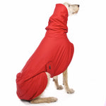 REGENMANTEL "SOFA DOG WEAR MICHAEL EXTRARAIN 02" GRAU FÜR PLI, WHIPPET, GALGO, WINDHUND 