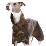 REGENMANTEL "SOFA DOG WEAR MICHAEL EXTRARAIN 02" GRAU FÜR PLI, WHIPPET, GALGO, WINDHUND 