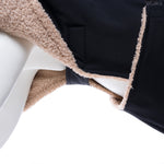 CAPPOTTINO INVERNALE "DG WHIPPET FLUFFY PLUS" BLACK PER WHIPPET