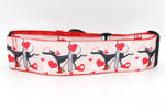 MARTINGALE COLLAR "LOVE GREYHOUND" FOR WHIPPET AND SIGHThound