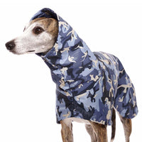 RAINCOAT "SOFA DOG WEAR MICHAEL EXTRARAIN 02" GRAY FOR PLI, WHIPPET, GALGO, SIGHThound 