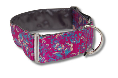 COLLARE MARTINGALA "JACQUARD FZS FUCSIA"