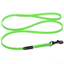 LEASH IN BIOTHANE "SOFA" NEON GREEN -1