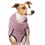 FLEECE T-SHIRT "SOFA KEVIN JUMPER 02" OLD PINK FOR PLI, WHIPPET AND GREYHOUND