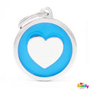 MY FAMILY BLUE HEART "CLASSIC" DOG ID-1
