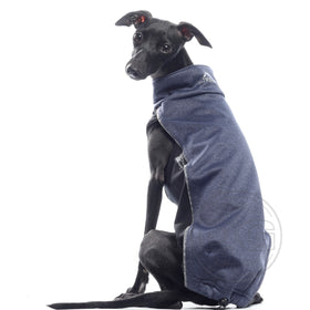 "DG OUTDOOR SOFT SHELL TOP" MELANGE BLUE SHIRT FOR PLI, WHIPPER, GALGO, GREYHOUND