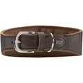 DARK BROWN "HUNTER COLLAR SUPER SOFT" LEATHER COLLAR FOR PLI, WHIPPET, GALGO AND GREYHOUND 