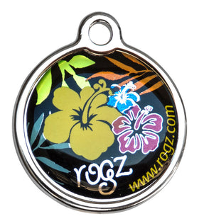 ROGZ ID TAGZ DAYGLO BLUMENMEDAILLEN-ANHÄNGER