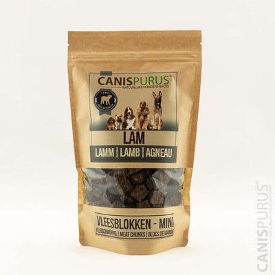 CANIS PURUS "MEAT CHUNCKS MINI LAMB" MINI SNACK 100% AGNELLO