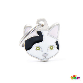 MEINE FAMILIE EUROPÄISCHE KATZE SCHWARZ-WEISS ID