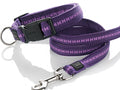 HUNTER LEASH POWER GRIP PURPLE 15-110CM