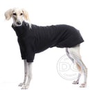 SCHWARZES „DG OUTDOOR UNDERWEAR WINTER“ T-SHIRT FÜR PLI, WHIPPET UND GREYHOUND-1