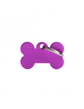 MY FAMILY PURPLE BONE "BASIC" DOG TAG