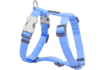 RED DINGO M PLAIN LIGHT BLUE HARNESS