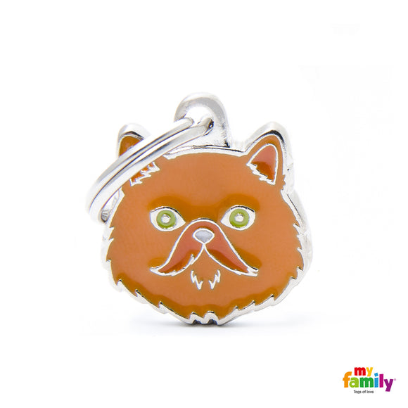 MY FAMILY RED "PERSIAN" CAT ID Tag