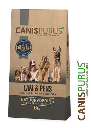 CANIS PURUS CROCCHETTE PER CANE PRESSATE A FREDDO AGNELLO E TRIPPA