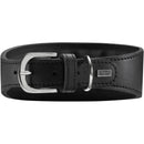 SCHWARZES "HUNTER COLLAR SUPER SOFT" LEDERHALSBAND FÜR PLI, WHIPPET, GALGO UND WINDHUND -1