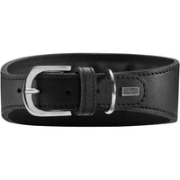BLACK "HUNTER COLLAR SUPER SOFT" LEATHER COLLAR FOR PLI, WHIPPET, GALGO AND GREYHOUND 