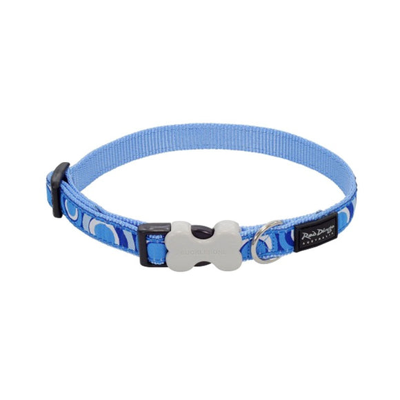 RED DINGO ADJUSTABLE COLLAR CIRCADELIC MID BLUE