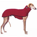 RED "SOFA KEVIN JUMPER 02" FLEECE T-SHIRT FOR PLI, WHIPPET AND GREYHOUND