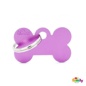 MY FAMILY PURPLE BONE "BASIC" DOG TAG
