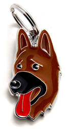 MY FAMILY "GERMAN SHEPHERD" DOG TAG-1