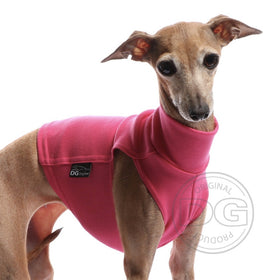 "DG COTTON UNDERWEAR" COTTON T-SHIRT CRANBERRY PLI, WHIPPET, GREYHOUND