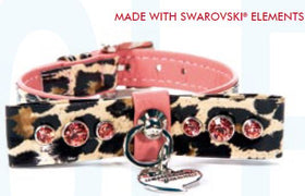 MALUCCHI COLLAR IN ECO LEATHER "ALWAYS TOGETHER JUNGLE POP" 