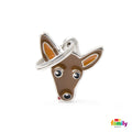 MY FAMILY BROWN "PINSCHER" ID TAG FOR DOGS