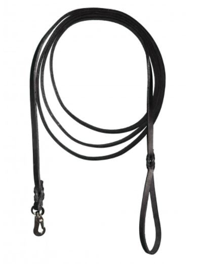 HAQIHANA SCHWARZES LEDER LÄNGE MIT GRIFF